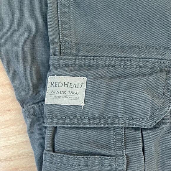 Red Head Cargo Pants in Olive Green Men’s Size W36 X L34 Great Condition - Picture 5 of 10